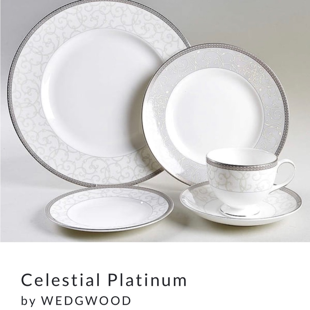 Wedgewood  Service for 12 + Serving Pieces $500 for it all